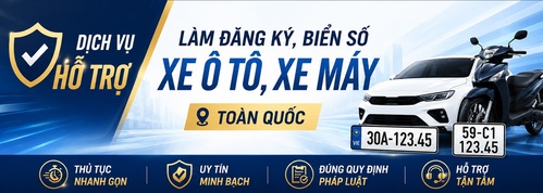 Dịch vụ đăng ký biển số xe ô tô xe máy toàn quốc
